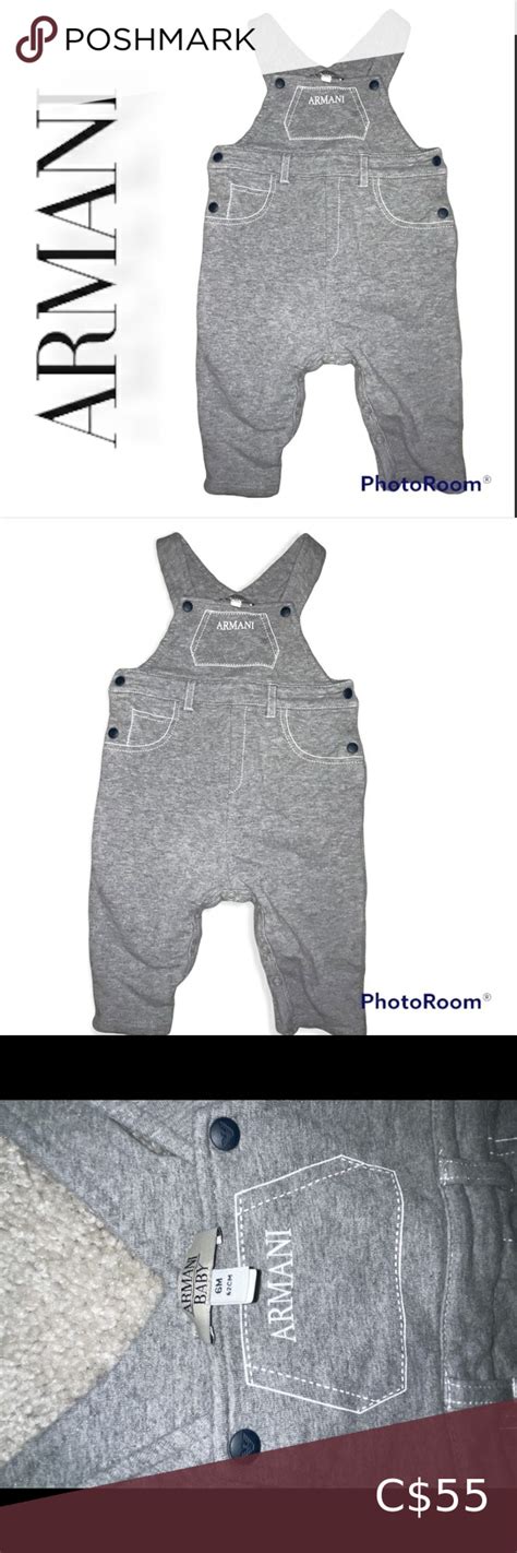 armani baby overalls.